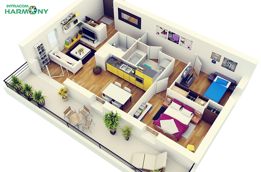 Chung cư Intracom Harmony