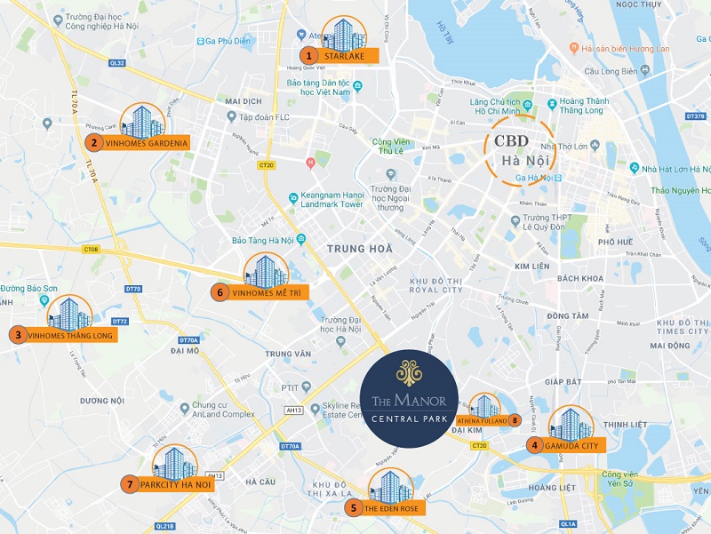 Chung cư The Manor Central Park